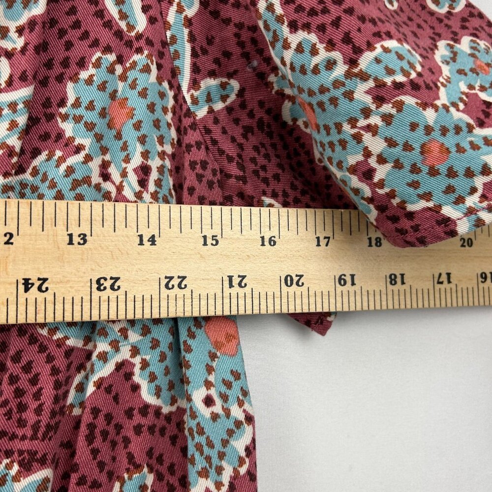 Anthropologie  Womens SMALL Somerset Floral Jumpsuit Dusky Pink Pockets Boho$178 - Picture 6 of 16